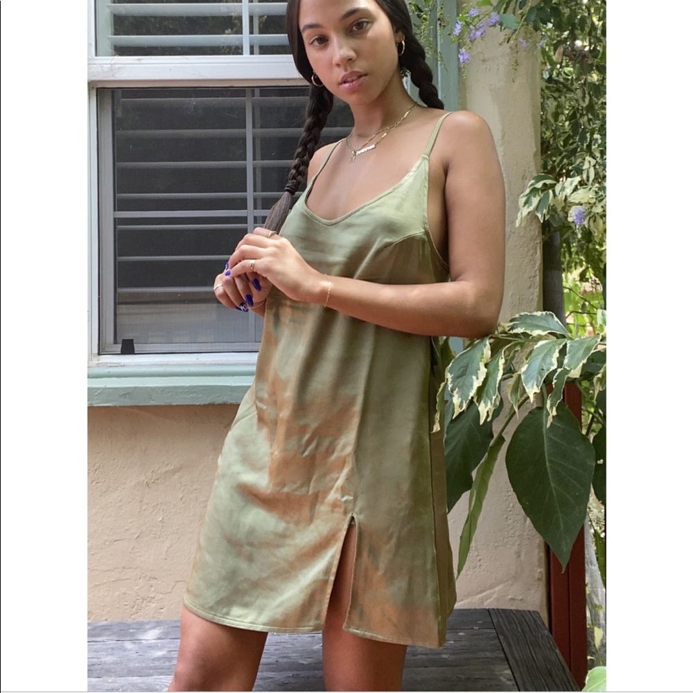 Urban Outfitters Great Satin Mini Dress